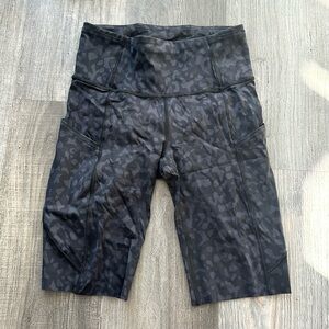 Lululemon Biker Shorts Camouflage